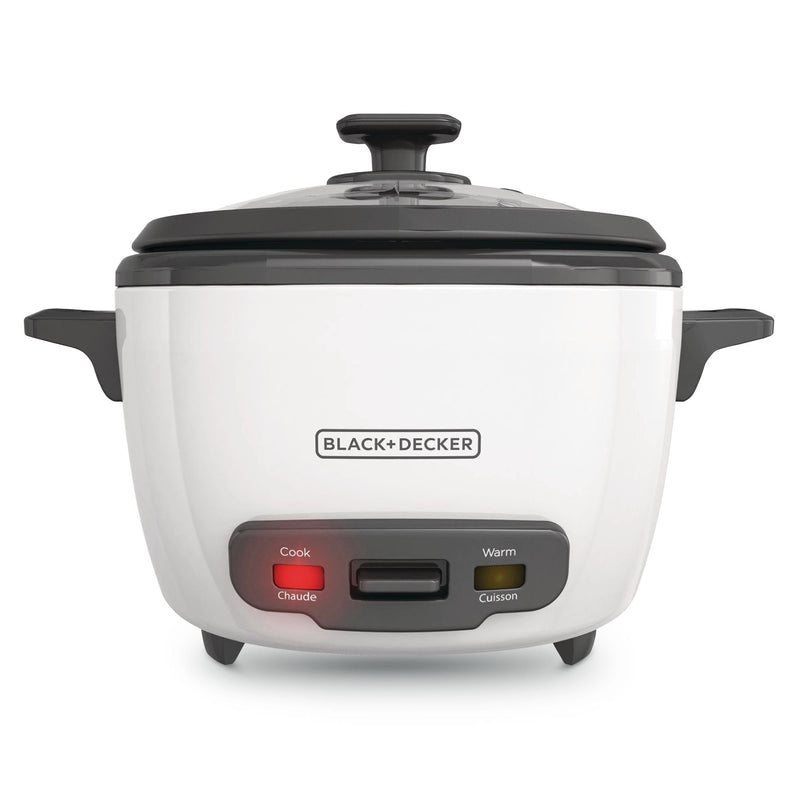 Black & Decker Rice Cooker & Non-Stick Steamer White, 16 Cups N5
