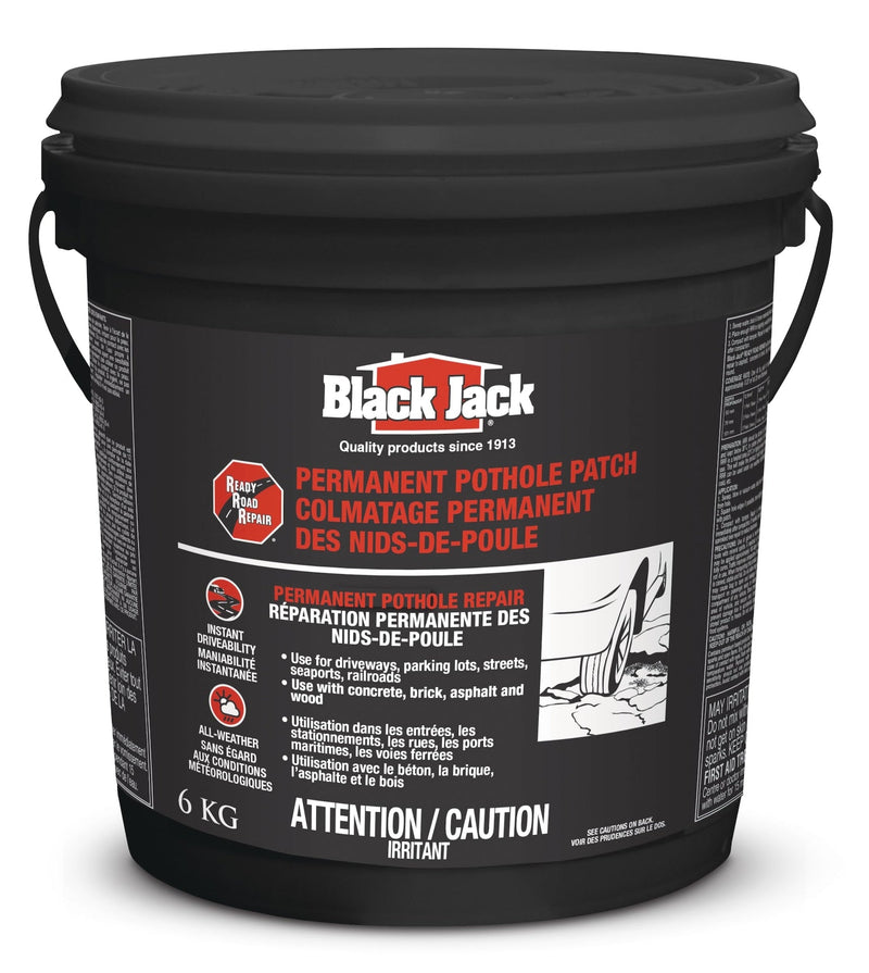 Black Jack Ready Cold Patch, Permanent Pothole Patch B5