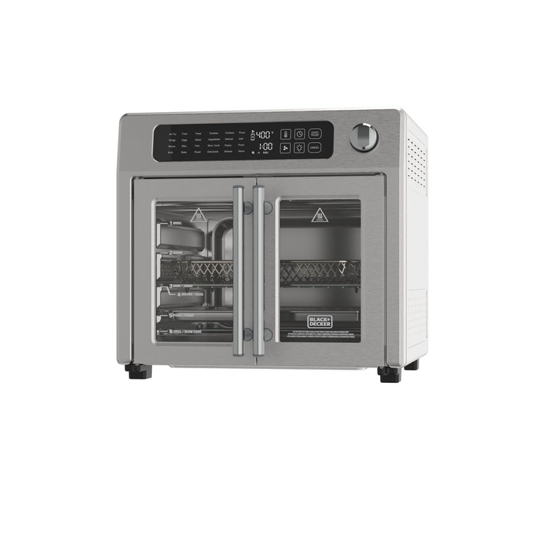 Black N Decker French Door Toaster Oven and Air Fryer, 26-Qt V2