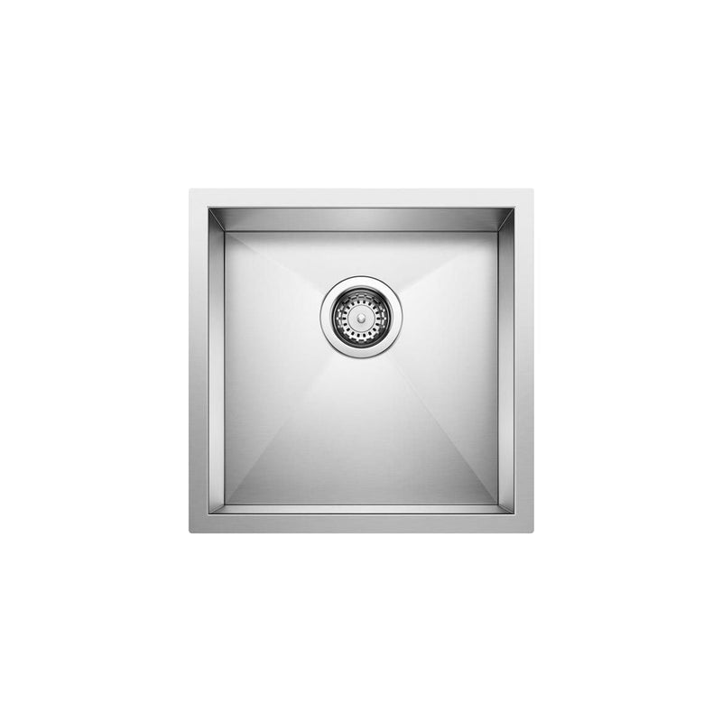 Blanco Quatrus R0 17-in Stainless Steel Undermount Bar Sink Q1