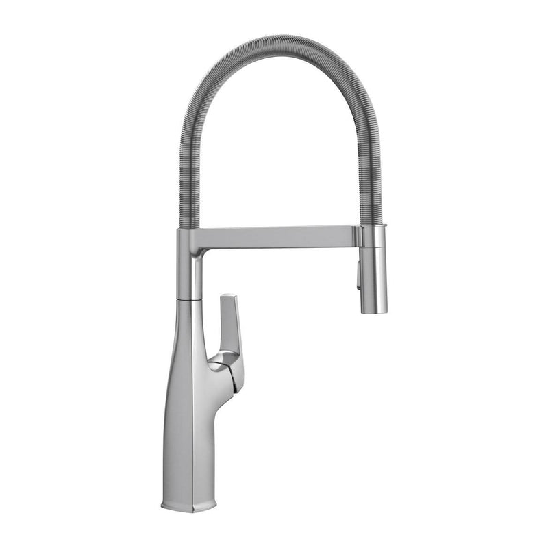 Blanco Rivana Semi-Pro Pull-Down Dual-Spray Kitchen Faucet, PVD Steel Y5