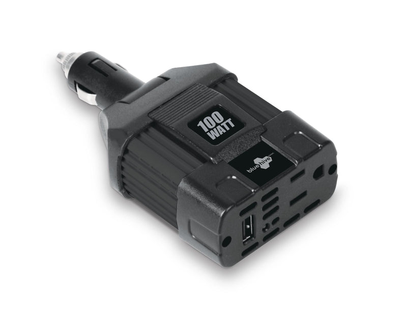 Bluehive 100W Power Inverter, Black H2
