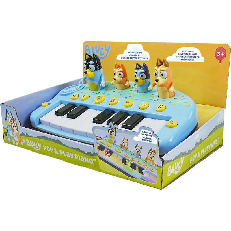 Bluey Pop and Play Piano, Blue M4