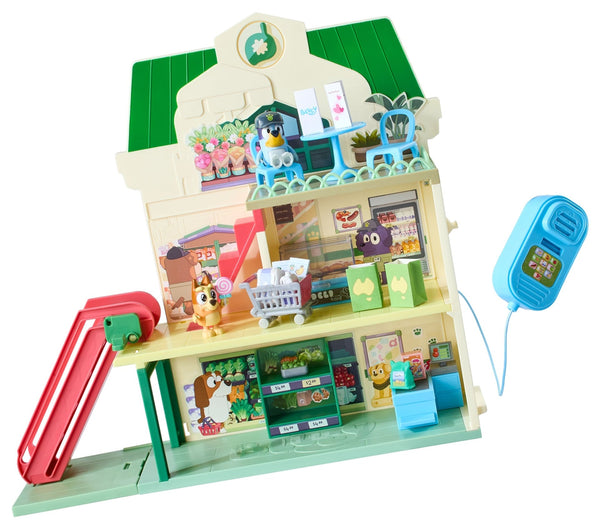 Bluey Supermarket and Restaurant Playset with Speaker R7