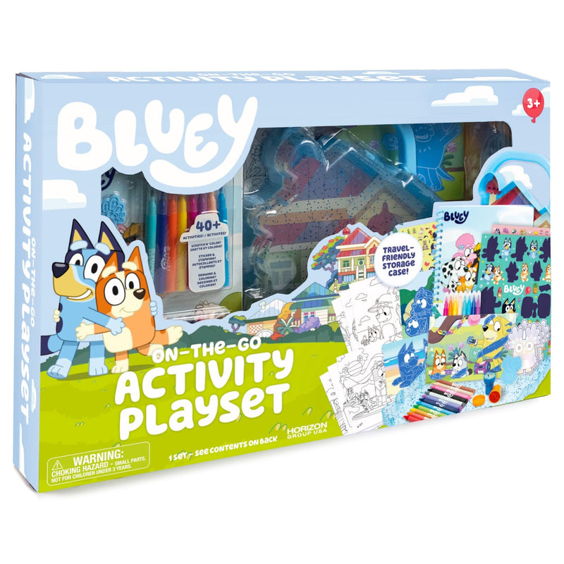 Bluey Ultimate On The Go Activity Playset for Ages 4+ D4