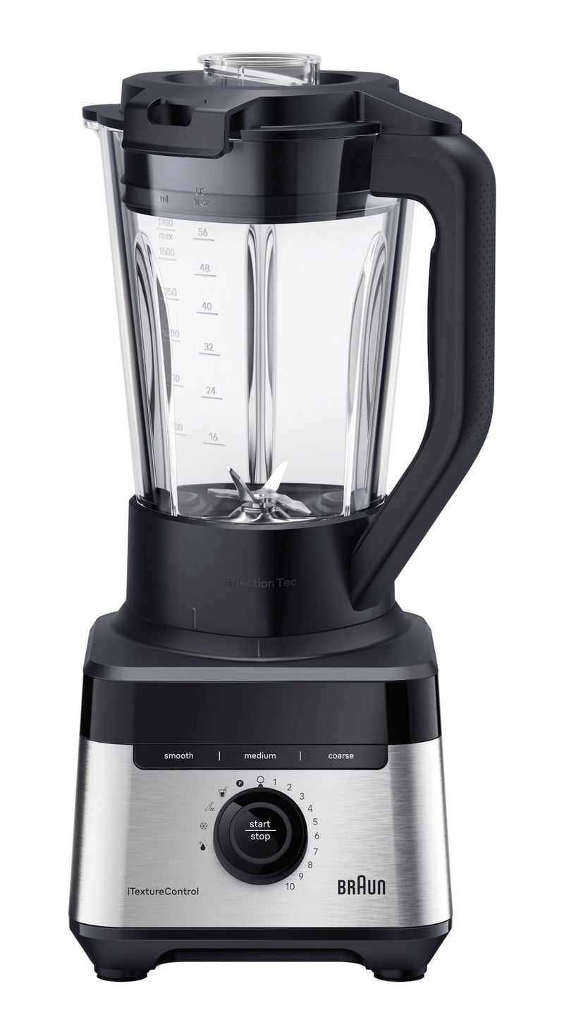 Braun 10-Speed Kitchen Jug Blender with 9 Settings & iTextureControl, 1200W, Black L6