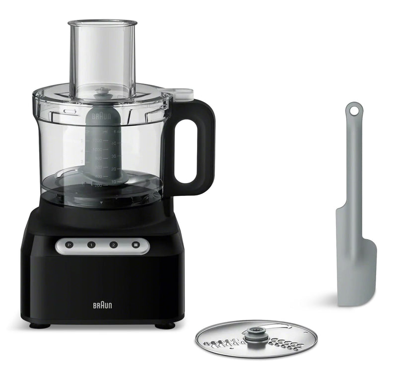 Braun 8-Cup (1.9 L) Food Processor, 550W Motor, Black T5