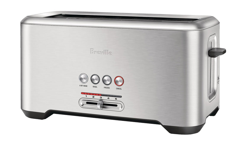 Breville ‘A Bit More’ 4-Slice Toaster, Brushed Stainless Steel E0