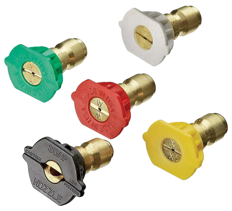 Briggs & Stratton Quick-Connect Spray Nozzle Tips Kit Compatible with 4000 PSI Gas Pressure Washer, 5-pk O7