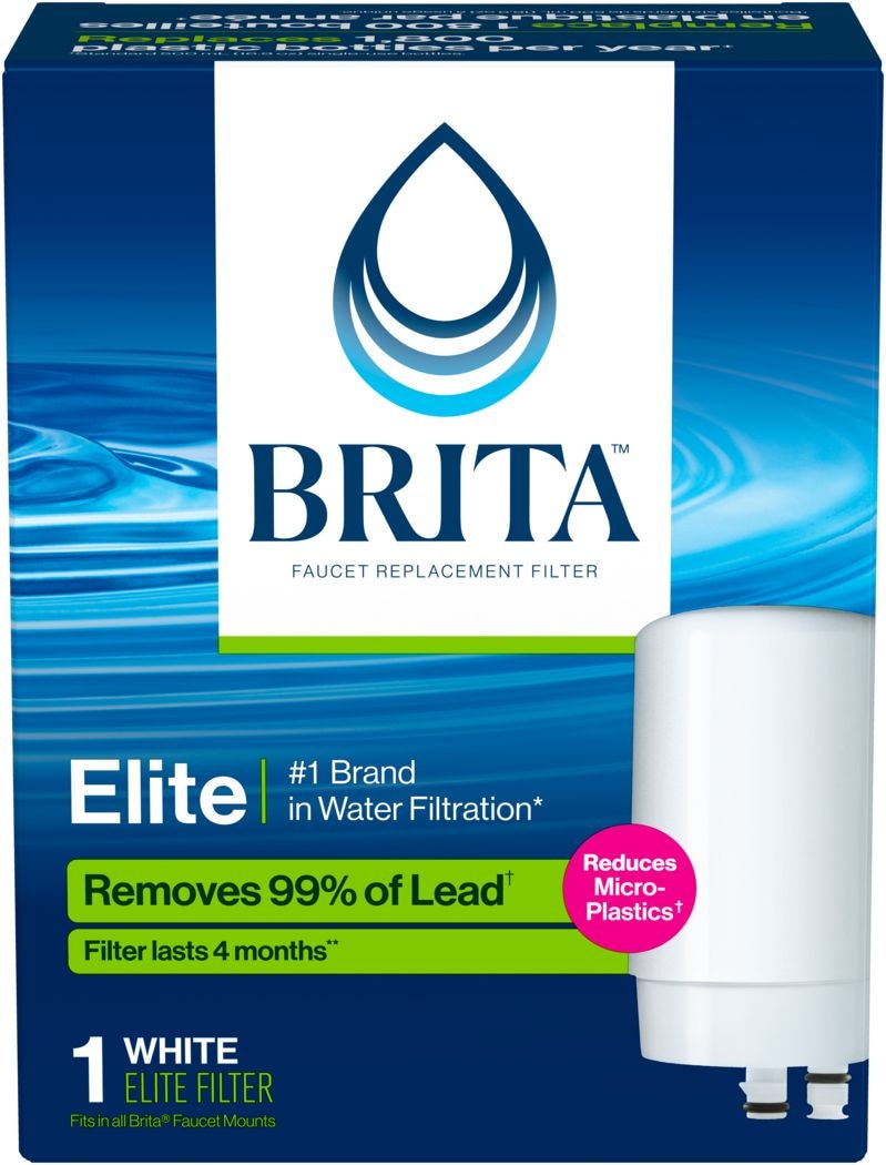 Brita On Tap Faucet Replacement Filter, White