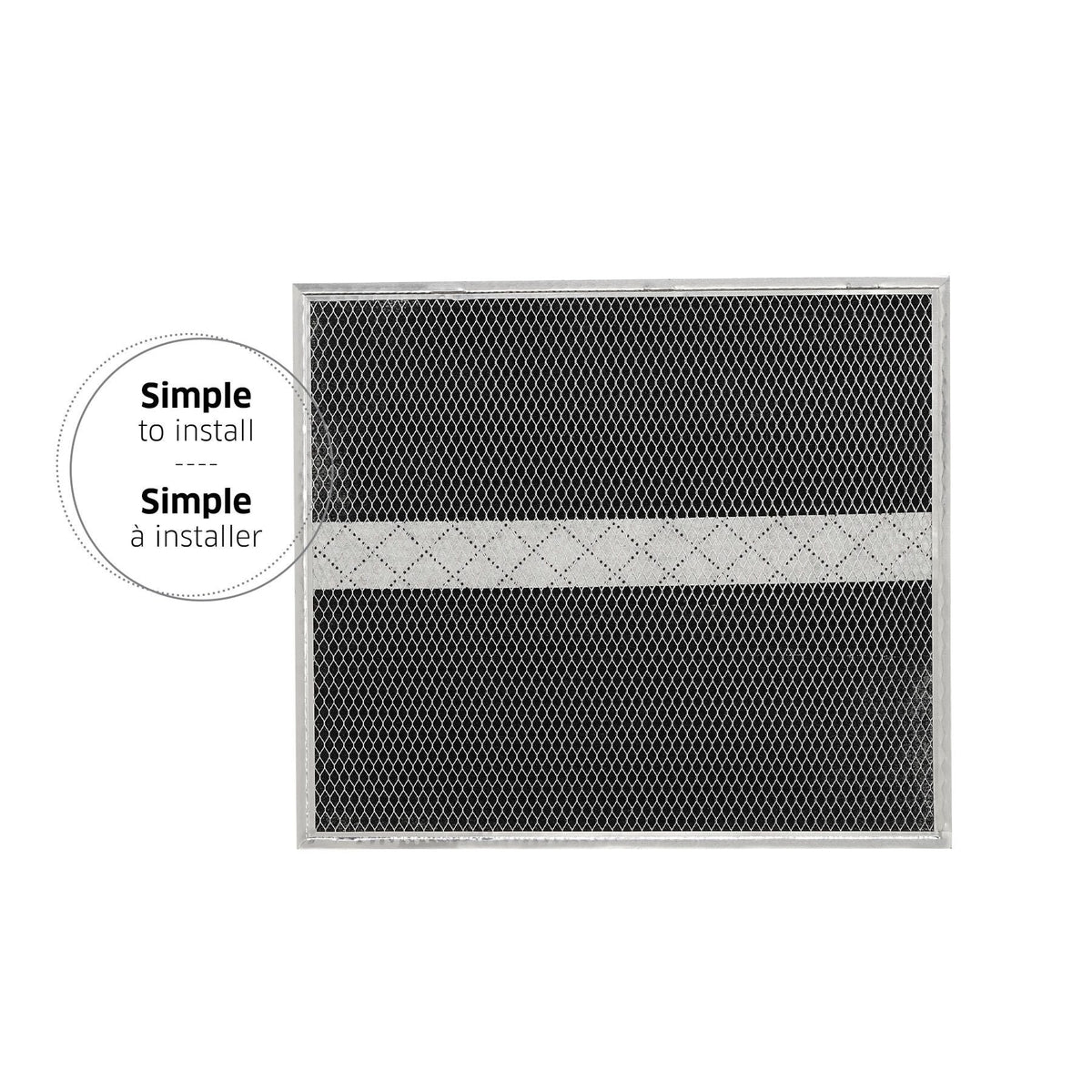 Broan HPF30 Charcoal Replacement Filter For Broan BCS, BKSK, BKDB, NuTone NCS Range Hoods