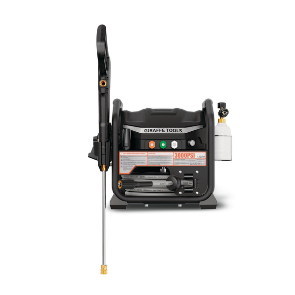 Brushless Electrical Pressure Washer 3000 PSI, with 50 ft retractable hose W5