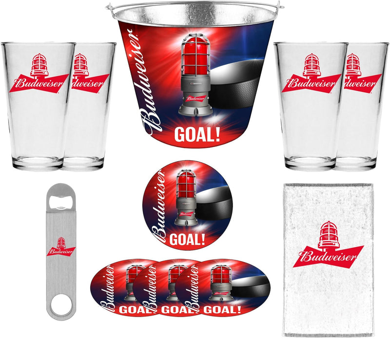 Bud Light Bucket Gift Set, 11-pc Q7