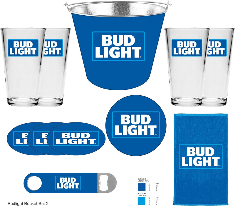 Budweiser Bucket Gift Set, 11-pc M3