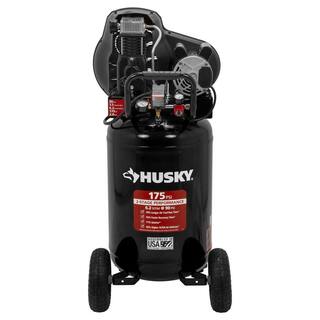 Husky 30 Gal. 175 PSI Oil Lubed Belt Drive Portable Vertical Electric Air Compressor C304H B8