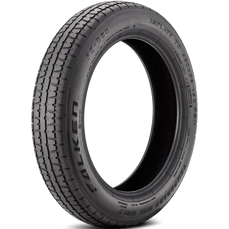 Falken FK-090 T125/70D17 98M Temporary Spare Tire -- Compact Emergency Replacement Tire C9