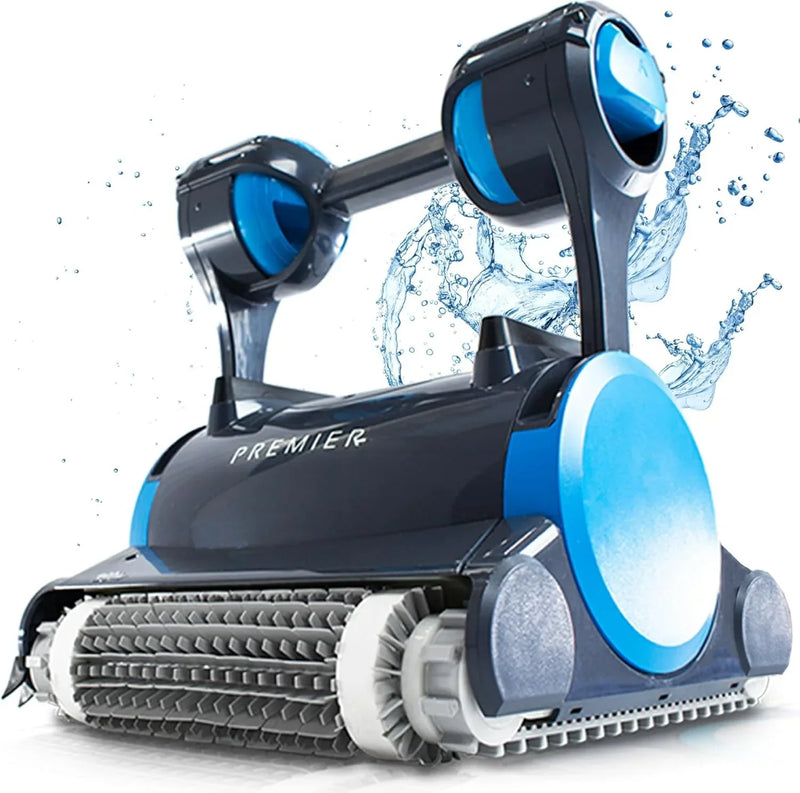 Dolphin Premier Robotic Pool Cleaner (2025 Model) with Multimedia, Oversized Leaf Bag, Standard & Ultrafine Filters, Weekly Timer, Waterline Cleaning & More 锟斤拷 for In-ground Swimming Pools up to 50ft F2