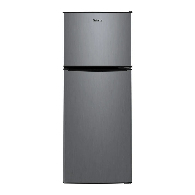 4.6. Cu ft Two Door Mini Refrigerator with Freezer, Stainless Steel E7