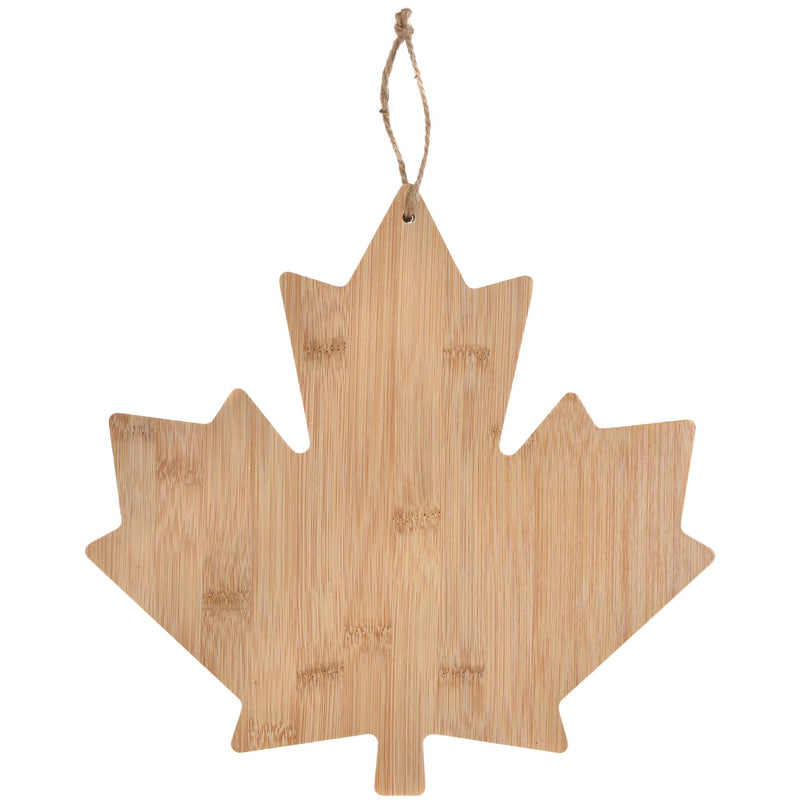 Canada Day Maple Leaf Wood Charcuterie Board, Tan X0