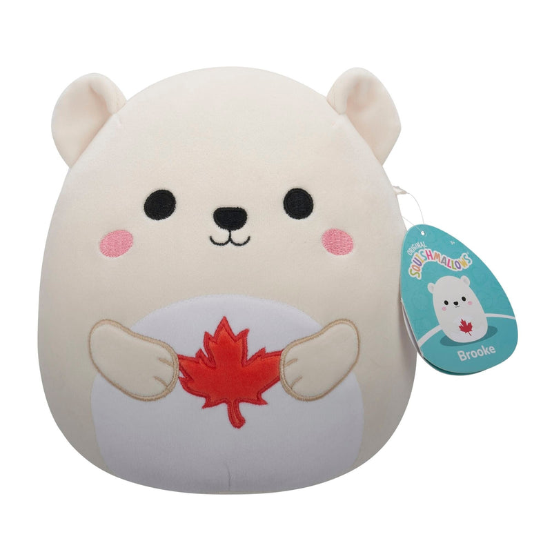 Canada Day Squishmallow Polar Bear Plush, 8-in L3