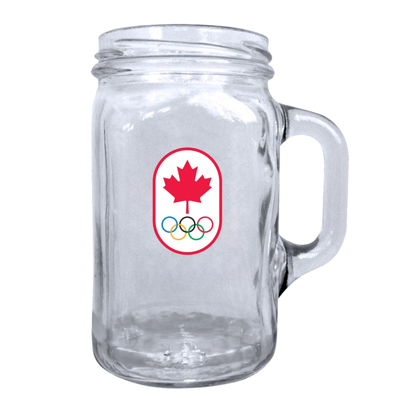 Canadian Olympic Team Mason Jar Mug Pint Glass For Fans/Collectors, 16.5-oz H1