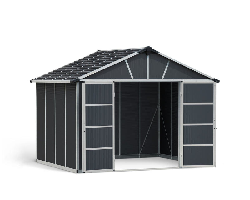 CANOPIA Multi-Function Polycarbonate Yukon Shed, 11x9-ft H3