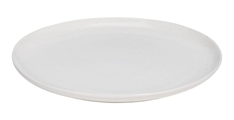 CANVAS Bettina Glossy Stoneware Salad Plate, 1-pc, White Speckle L8