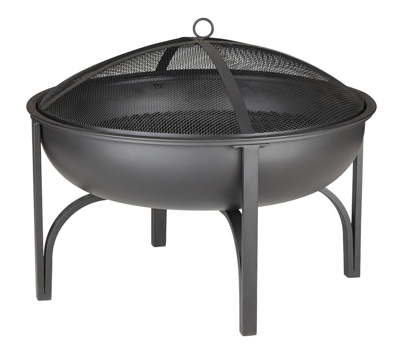 CANVAS Blairmore Outdoor Wood Burning Fire Pit, 29-in, Black A5