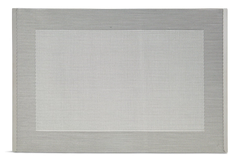 CANVAS Bristol Rectangle Vinyl & Polyester Placemats, 13-in x 19-in, 4-pk W0