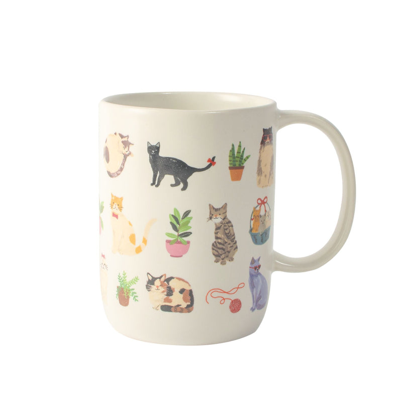 CANVAS Cat Stoneware Mug, 16-oz H1