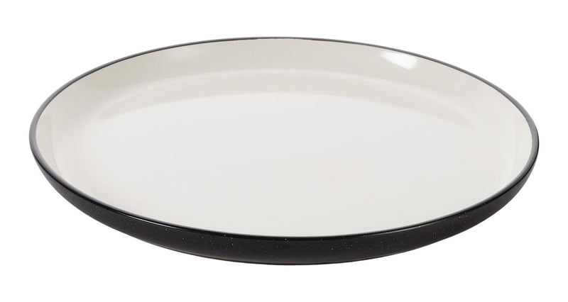 CANVAS Catalone Dinner Plate, 1-pc, Black/White J1