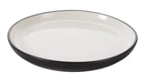 CANVAS Catalone Side Kitchen/Dinner Plate, 1-pc, Black/White
