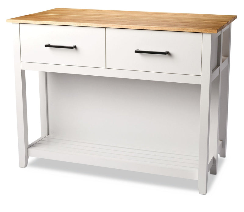 Canvas Conrich Kitchen Island, White A0