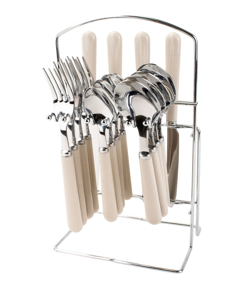 CANVAS Cutlery Rack with Forks, Knives, Spoons, Teaspoons, Stand D3