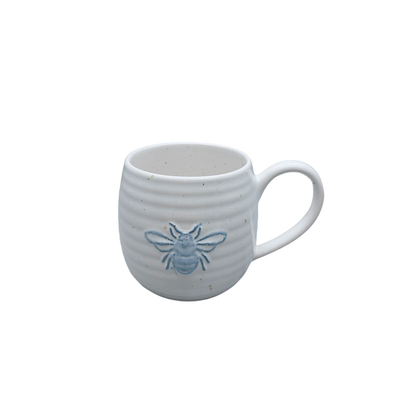 CANVAS Durable Stoneware Bee Mug, White, 14-oz P6