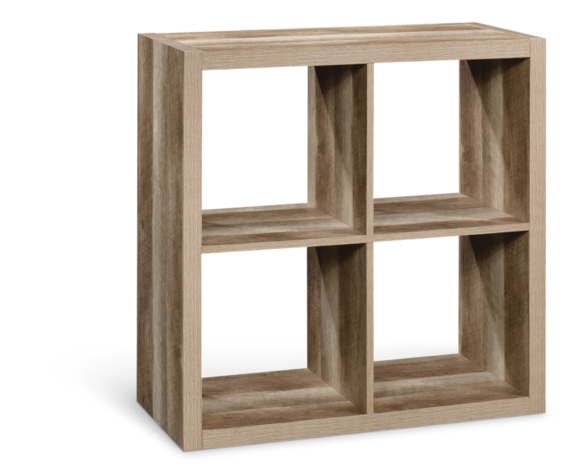 CANVAS Fraser 4-Cube Storage Organizer, Bookcase/Bookshelf, Light Oak Finish K5