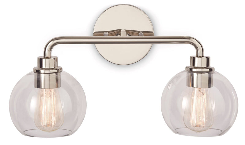 CANVAS Fuller 2-Light Vanity Light Fixture, Polished Nickel X6