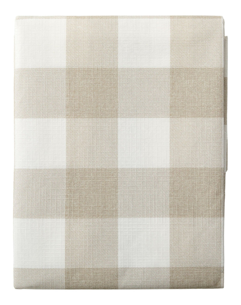CANVAS Indoor/Outdoor Plaid PEVA Table Cloth, 60-in x 84-in W9