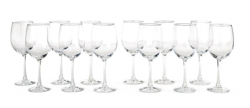 CANVAS Lead-Free Stemmed Wine Glass Set, 15.5-oz, 12-pk U5