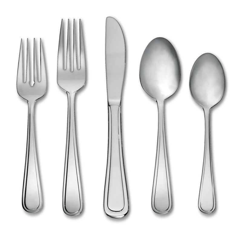 CANVAS Madison Stainless Steel Flatware Set, Serves 10, 50-pc F8