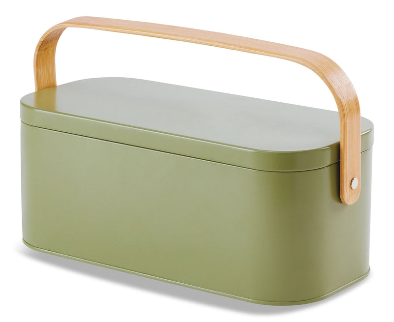 CANVAS Metal Gardening Storage Container, Iron, Green P4