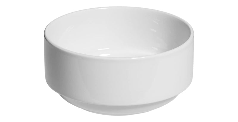 CANVAS Modern Edge Porcelain All Purpose Bowl, 5-in, White H2