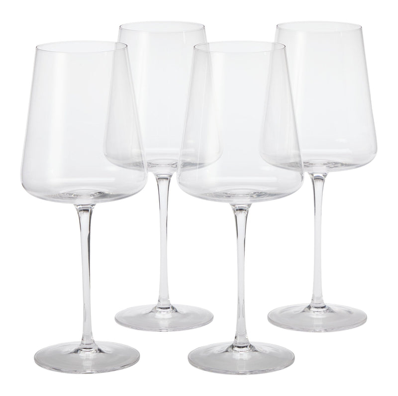 CANVAS Modern Lead-Free Stemmed Wine Glass Set, 4-pk F3