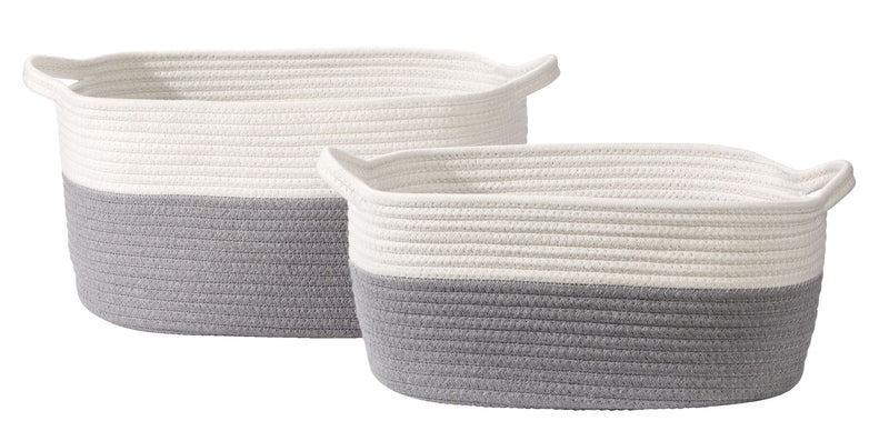 CANVAS Nesting Rope Baskets Set, 2-pk F7