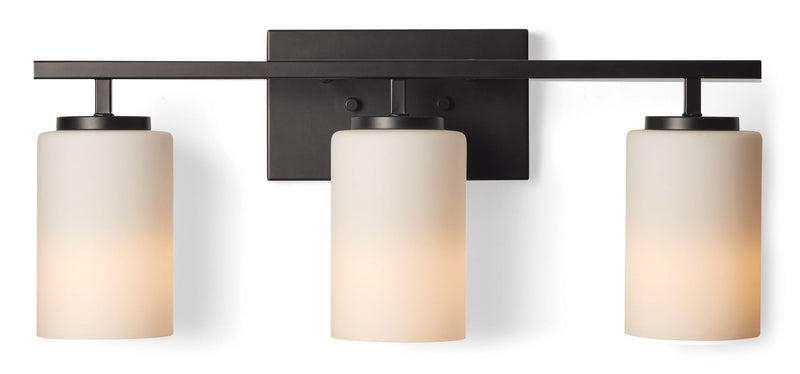 CANVAS Northfield 3-Light Vanity Light Fixture, Matte Black T2