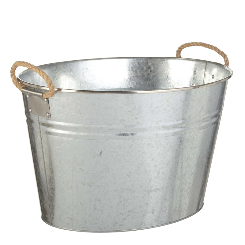 CANVAS Outdoor Oval Galvanized Party Tub, Assorted L2