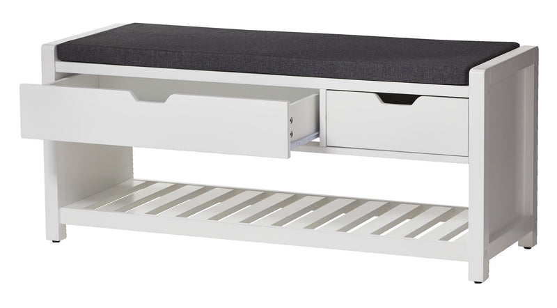 CANVAS Overbrook Entryway Bench, White I1