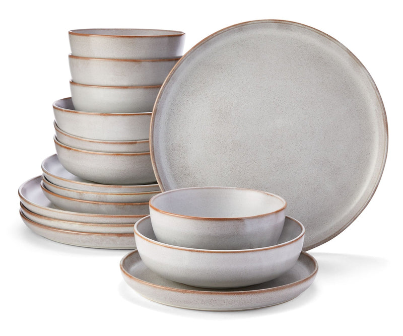 CANVAS Reactive Glaze Dinnerware Set, Serves 4, 16-pc U4