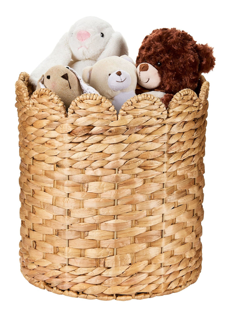 Canvas Sadie Woven Tall Water Hyacinth Storage Basket A9
