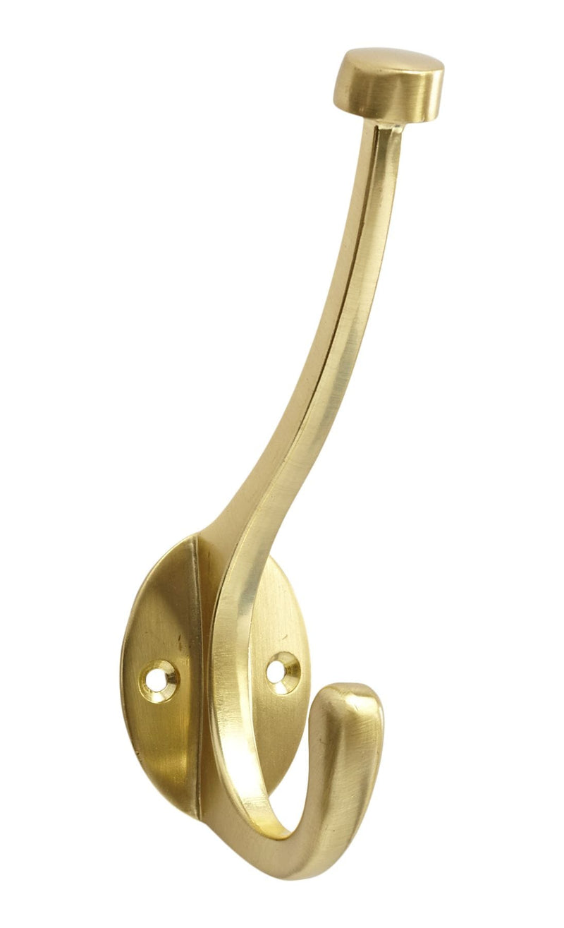 CANVAS Stainless Steel Single Pill Top Hook, Brass Z0
